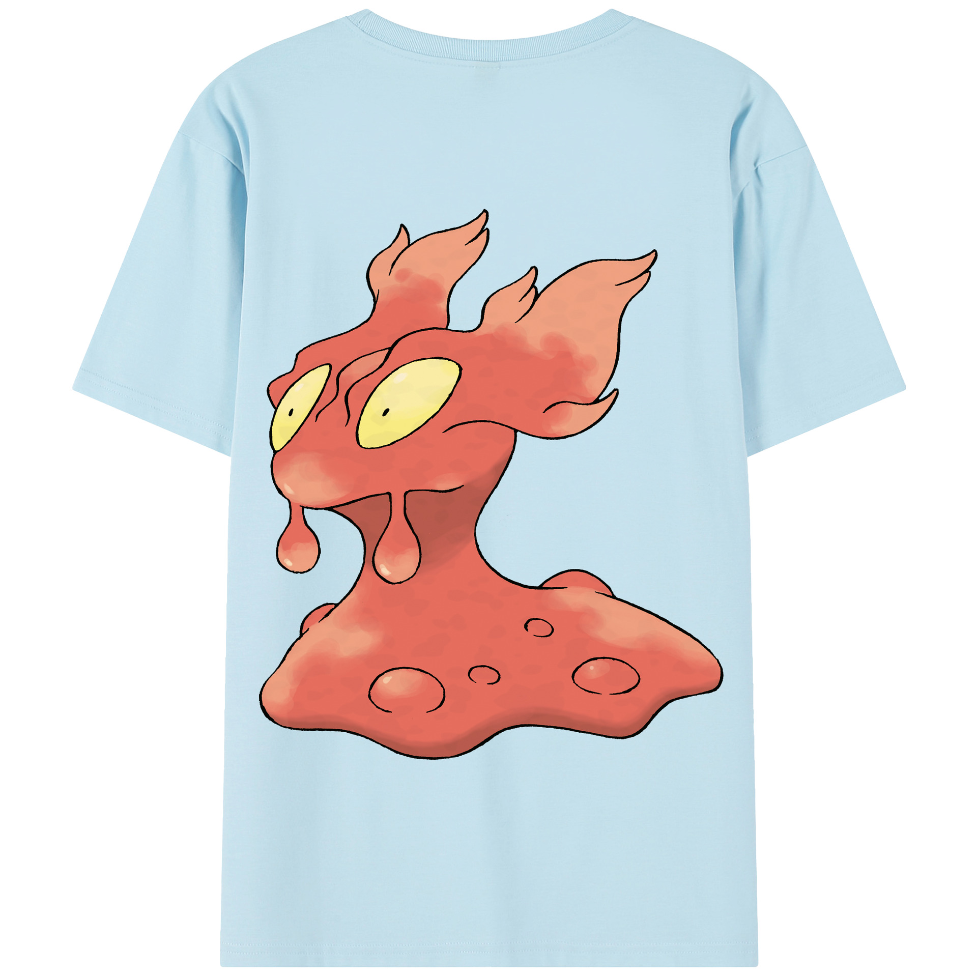 （画像用） ポケットモンスター Pokémon 綿100％半袖Tシャツ（背面プリント）